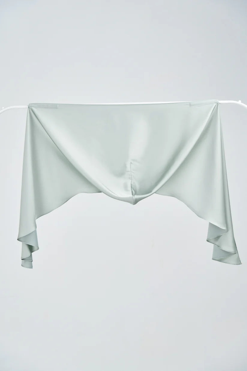 Hoodie Armani Satin de Soie – Coloris Jade