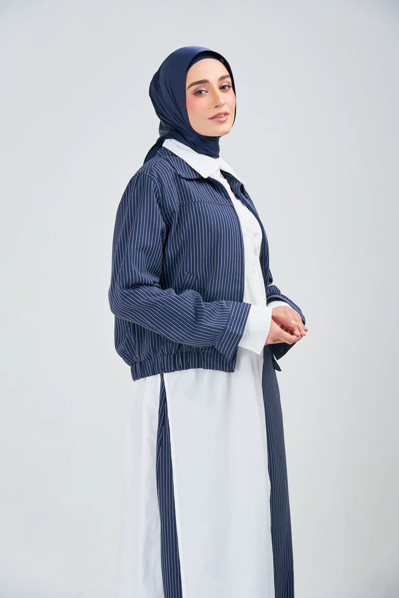 Hoodie Armani Satin de Soie – Teinte Bleu Marine