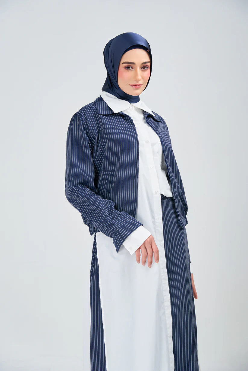 Hoodie Armani Satin de Soie – Teinte Bleu Marine