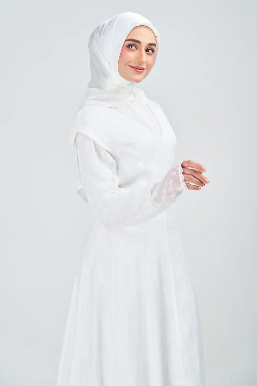 Hoodie Armani Satin de Soie –Blanc Absolu